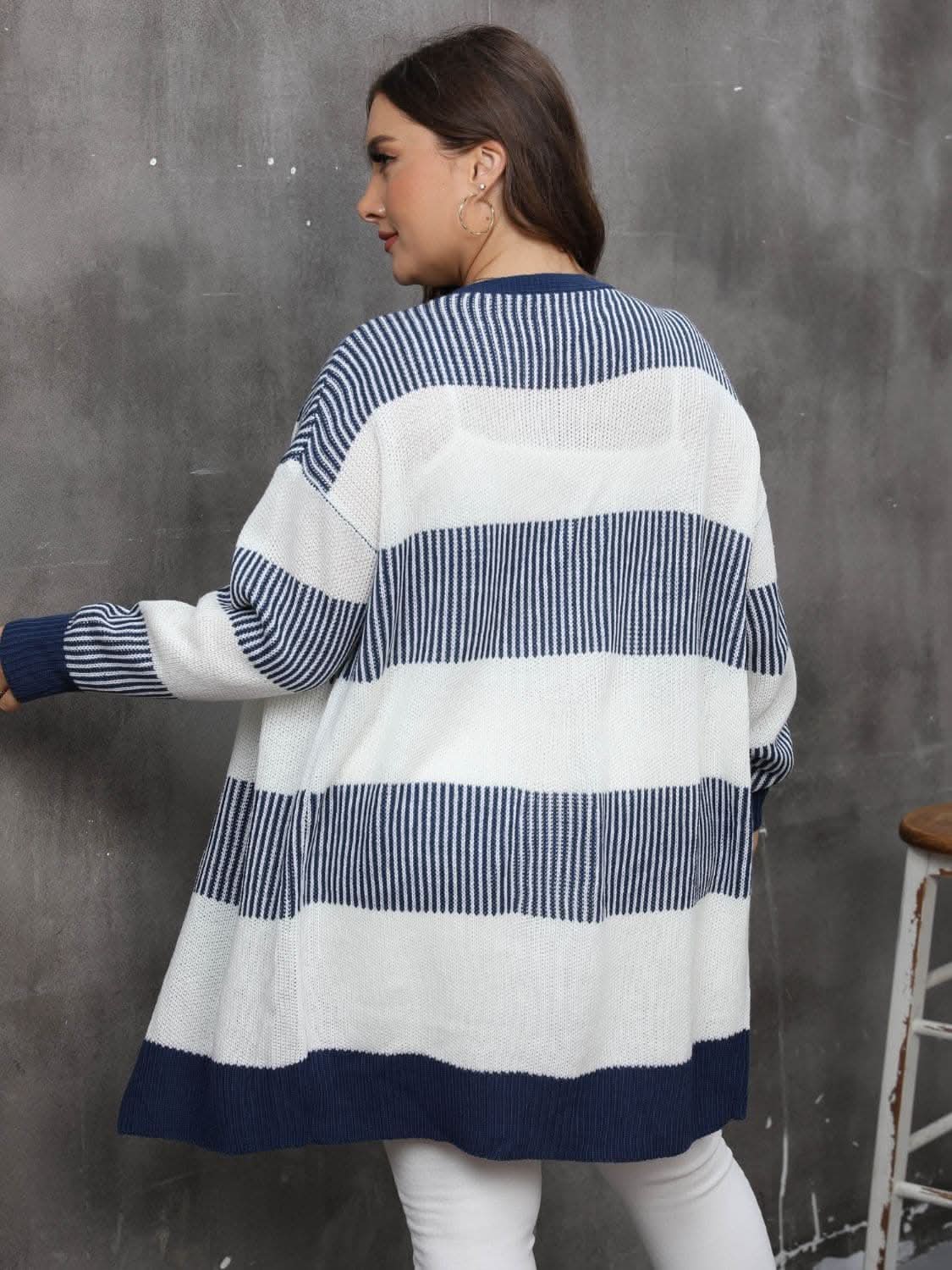 Chic Plus Size Open Cardigan - Love Salve